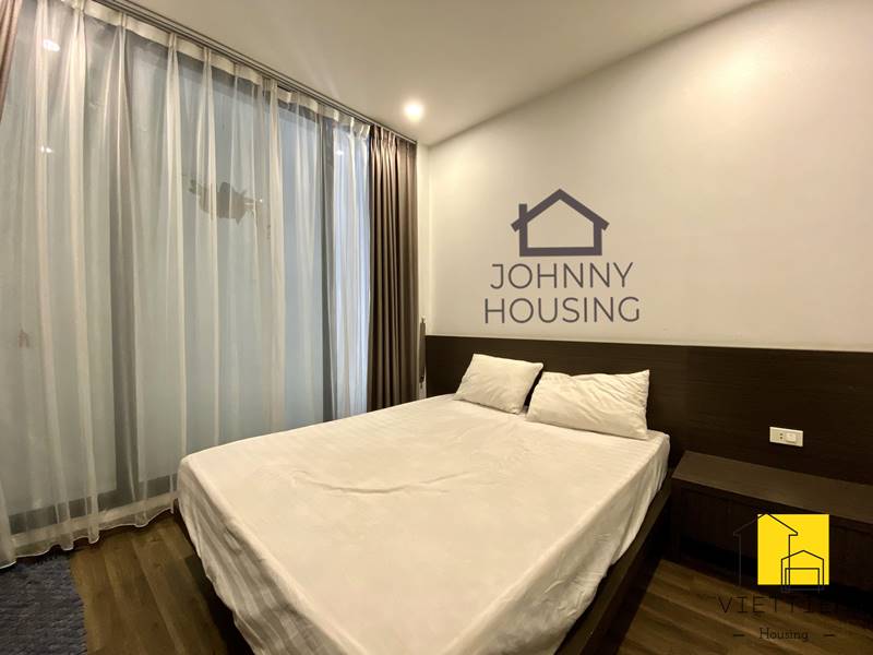 Modern 2 bedrooms apartment with balcony for rent near Tay Ho pagoda, Hanoi ID 0043