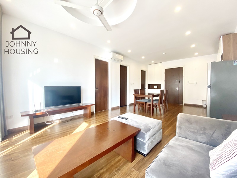 Bright and airy 2 bedrooms apartment for rent on Dang Thai Mai, Tay Ho ID 0046