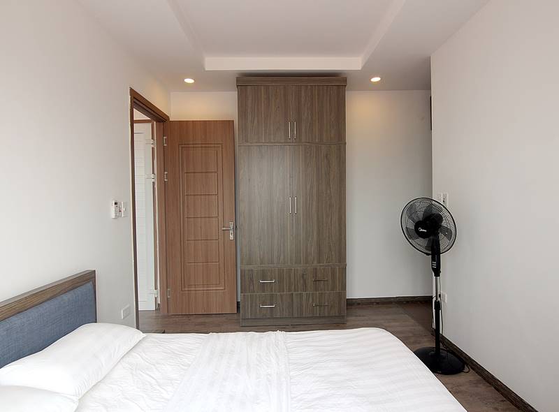 High floor one bedroom with balcony for rent on To Ngoc Van, Tay Ho ID 0047