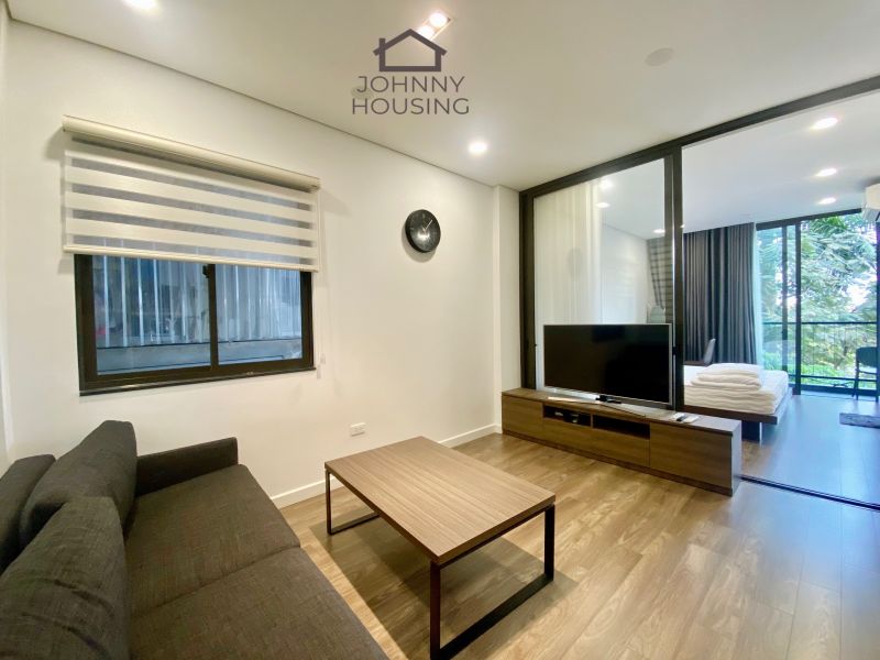 Modern 1 bedroom apartment with balcony for rent on Trinh Cong Son, Tay Ho, Hanoi ID 0049