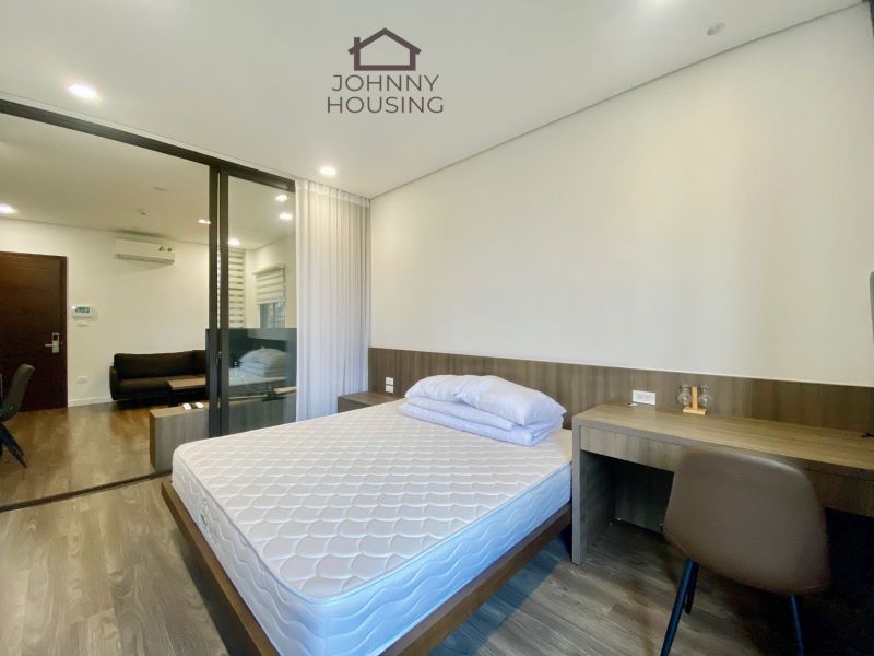 Modern 1 bedroom apartment with balcony for rent on Trinh Cong Son, Tay Ho, Hanoi ID 0049