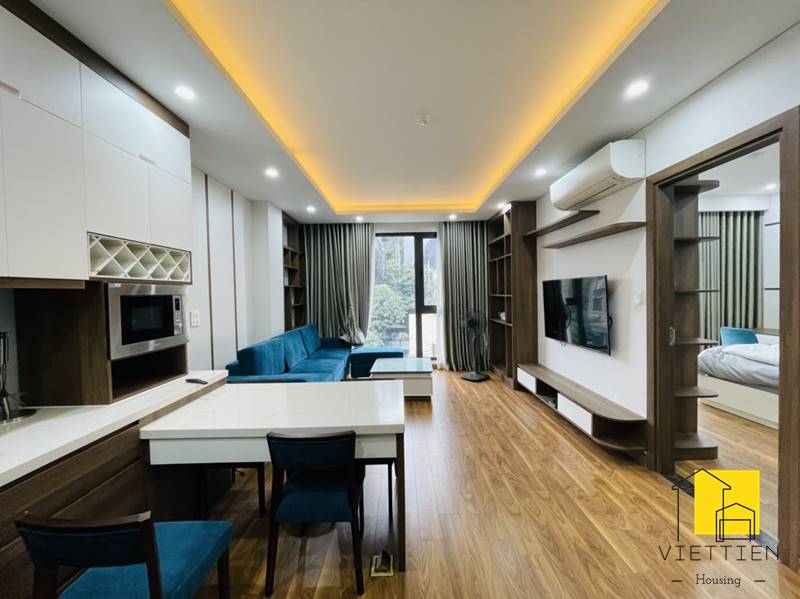 Modern 2 bedroom apartment with balcony for rent on Tay Ho street, Westlake ID 0057