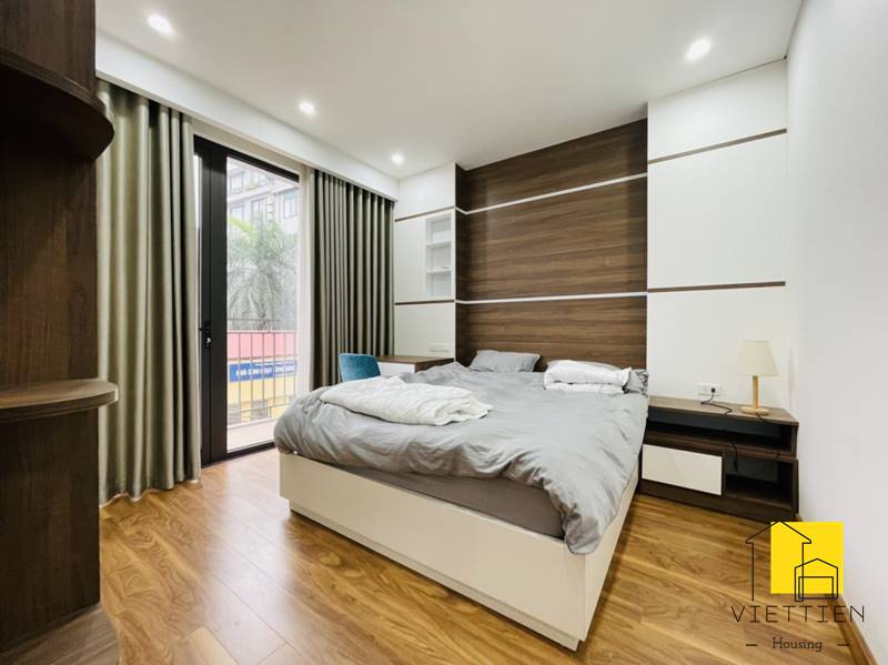 Modern 2 bedroom apartment with balcony for rent on Tay Ho street, Westlake ID 0057