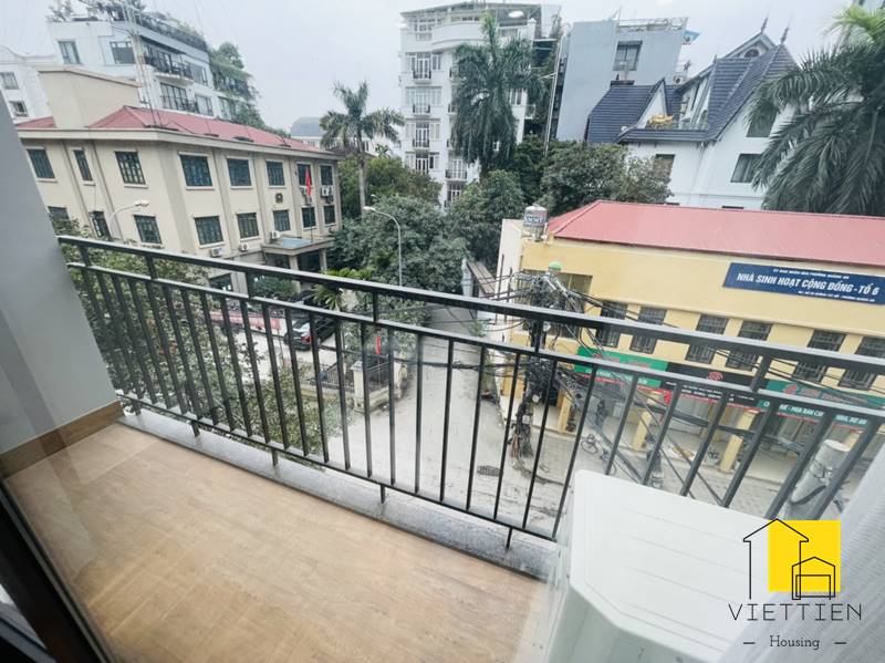 Modern 2 bedroom apartment with balcony for rent on Tay Ho street, Westlake ID 0057