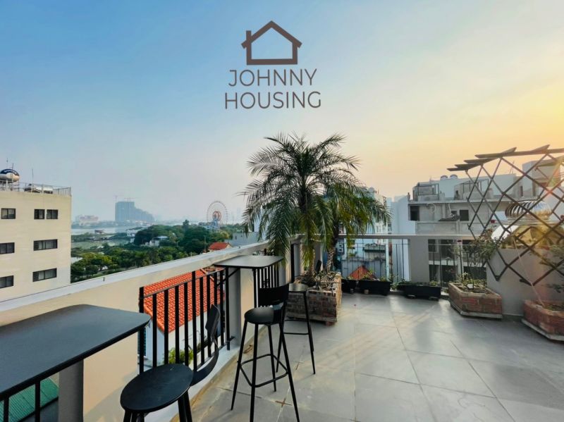 Modern brand new 2 bedroom apartment with rooftop and big balcony on Trinh Cong Son ID 0065