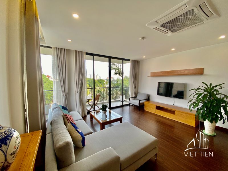 Spacious 2 bedroom and 1 working room with large balcony and greenery view on Nhat Chieu ID 0069