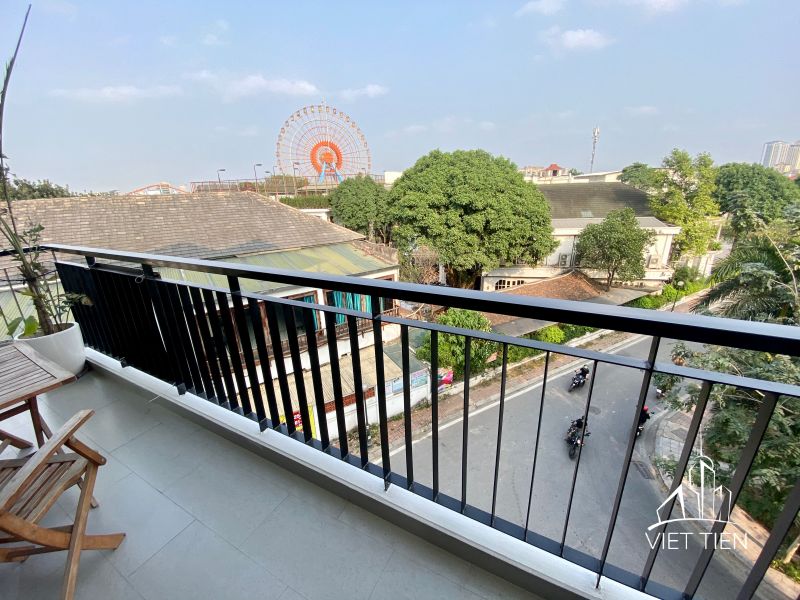 Spacious 2 bedroom and 1 working room with large balcony and greenery view on Nhat Chieu ID 0069