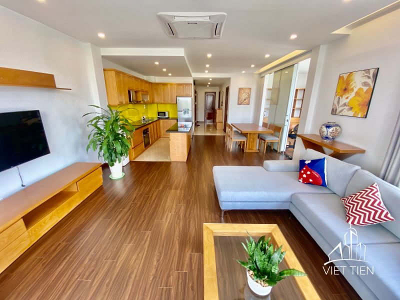 Spacious 2 bedroom and 1 working room with large balcony and greenery view on Nhat Chieu ID 0069