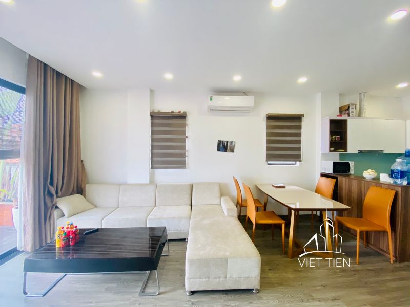 Rooftop 1 bedroom apartment on Nhat Chieu with big balcony and lake view ID 0080