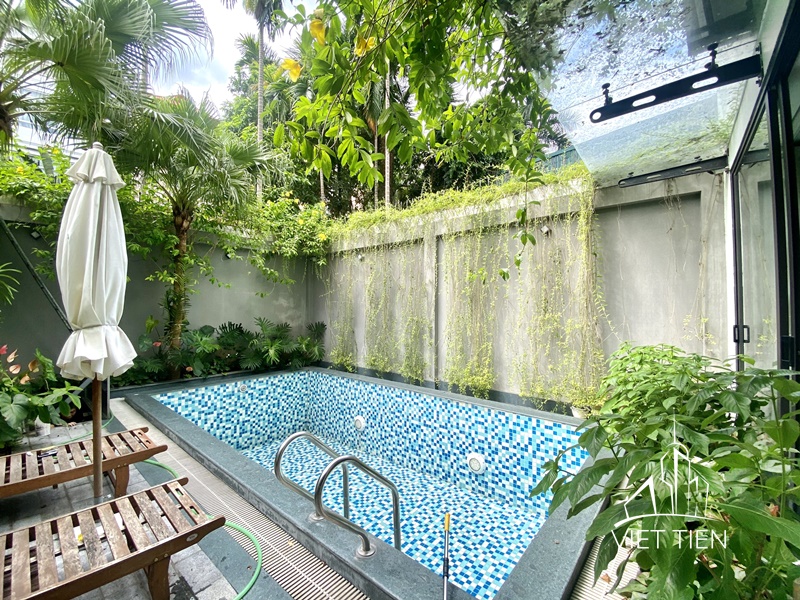 1 bedroom apartment with private pool on Dang Thai Mai Street ID 0090