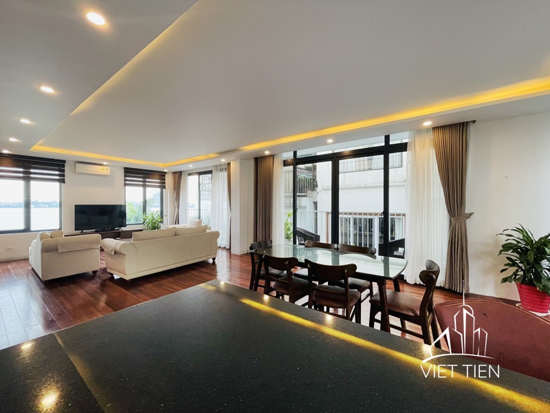 Lake view duplex 3 bedrooms apartment on Dang Thai Mai Street ID 0091