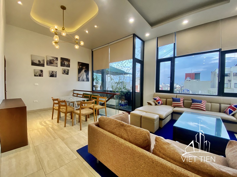 Open view duplex 3 bedrooms apartment on Dang Thai Mai Street ID 0098