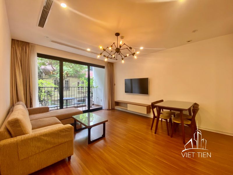 Cozy modern 2 bedroom apartment with big balcony for rent on Tay Ho ID 0121