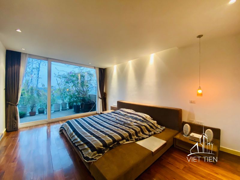 Bright modern 1 bedroom with large balcony for rent in Tay Ho area ID 0120