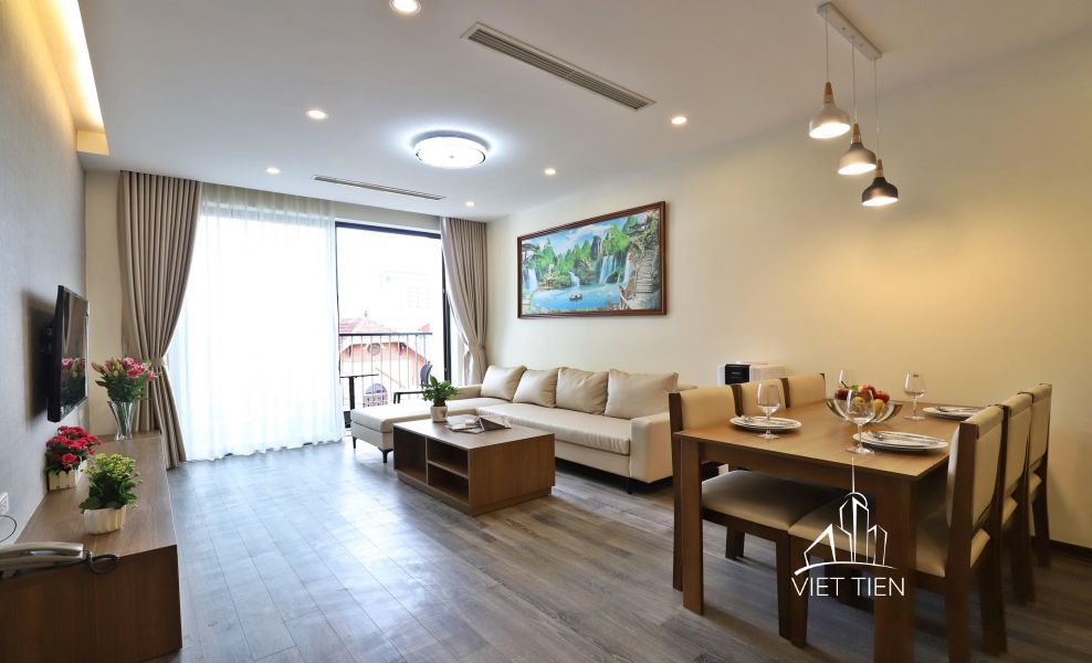 Modern 1 bedroom apartment for rent on main Tay Ho street ID 0128