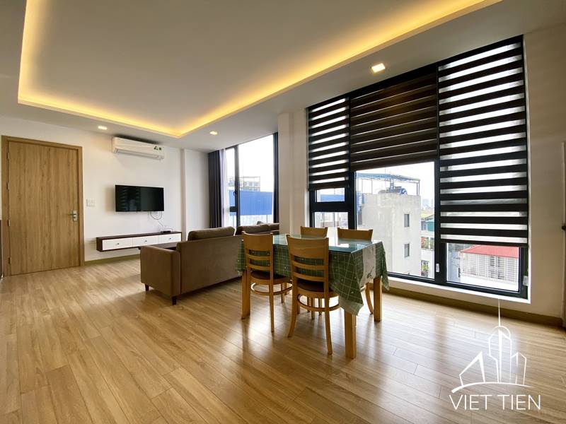 Beautiful lake view 2 bedrooms with large roof top terrace for rent in Tay Ho, Hanoi