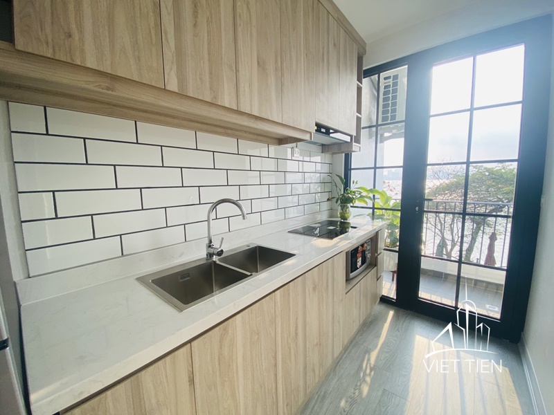 Lake view 1 bedroom apartment with balcony on Vu Mien Str ID 0159