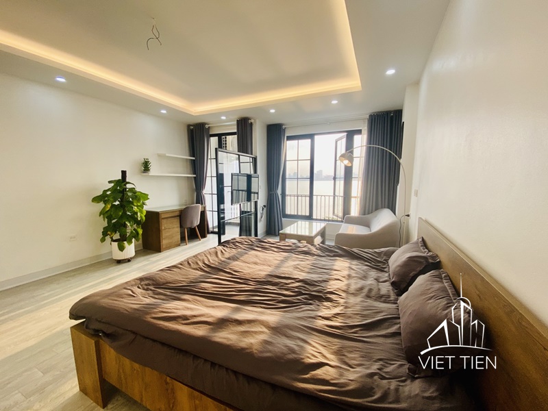 Lake view 1 bedroom apartment with balcony on Vu Mien Str ID 0161