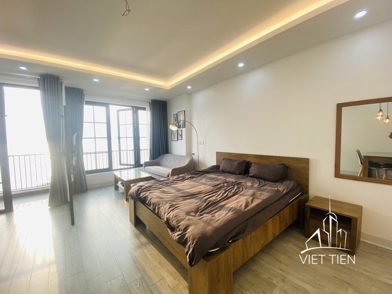 Lake view 1 bedroom apartment with balcony on Vu Mien Str ID 0161