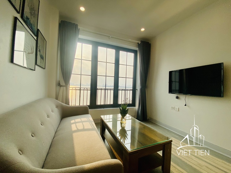 Lake view 1 bedroom apartment with balcony on Vu Mien Str ID 0162