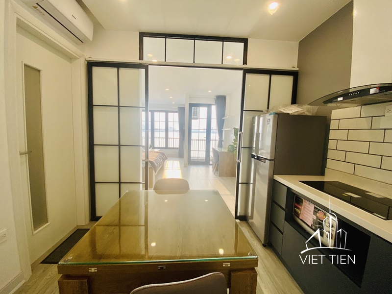 Lake view 1 bedroom apartment with balcony on Vu Mien Str ID 0162