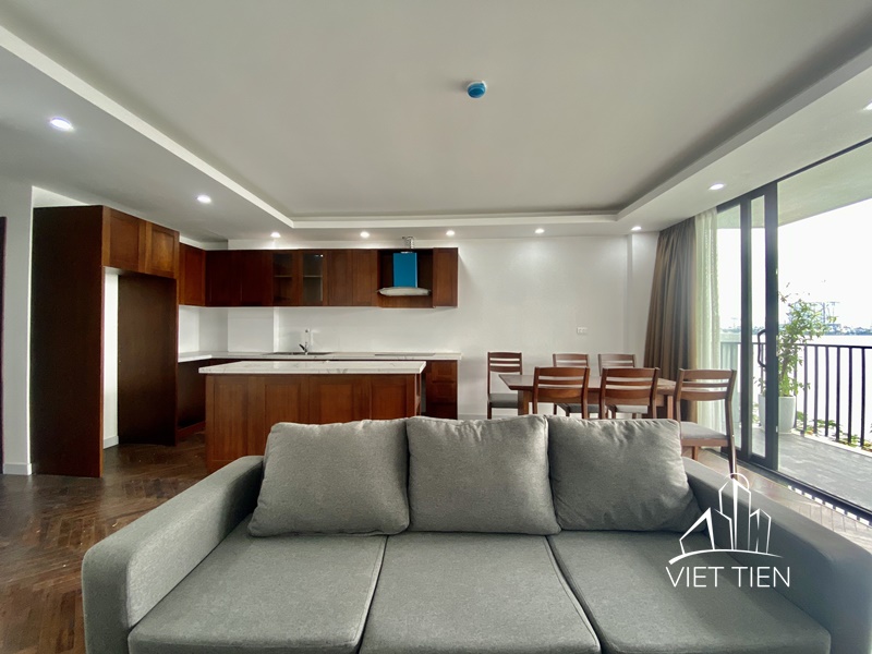 Indochine style 3 bedrooms apartment with lake view on Vu Mien Street ID 0180