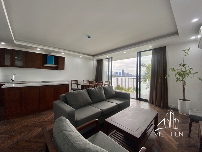 Indochine style 3 bedrooms apartment with lake view on Vu Mien Street ID 0180