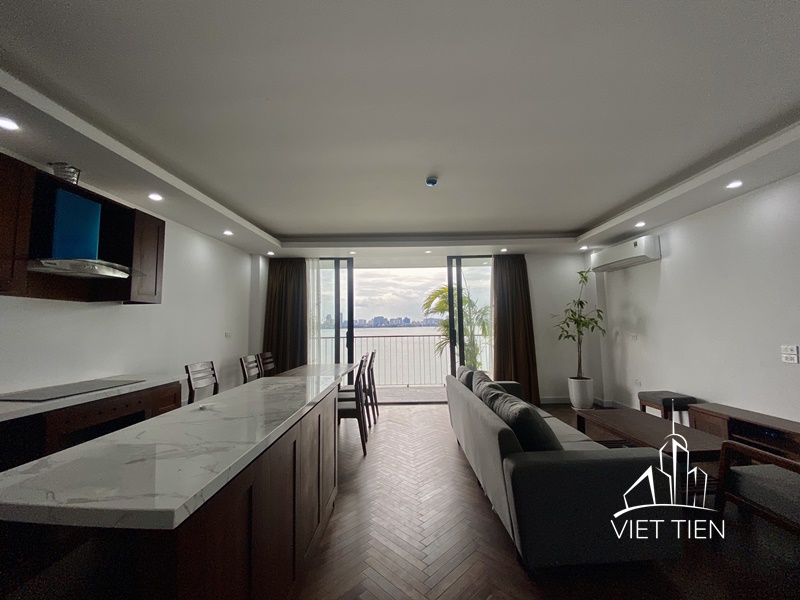 Indochine style 3 bedrooms apartment with lake view on Vu Mien Street ID 0180