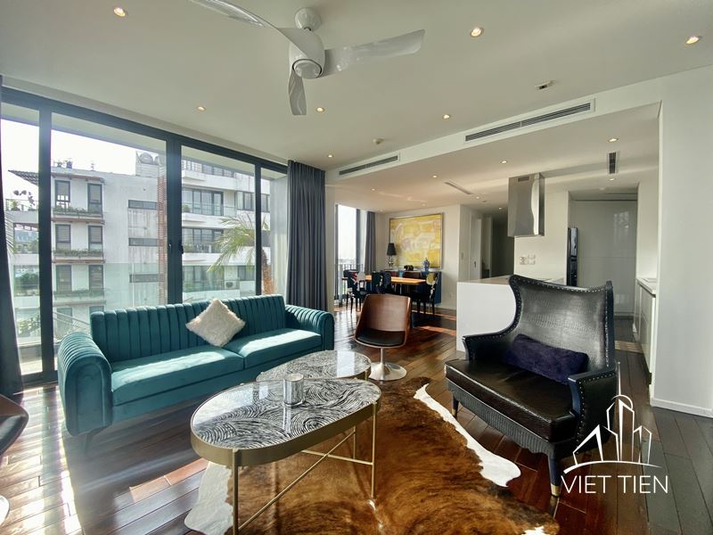 Stylish 3 Bedroom Apartment on Xuan Dieu street with Lake View ID 0184