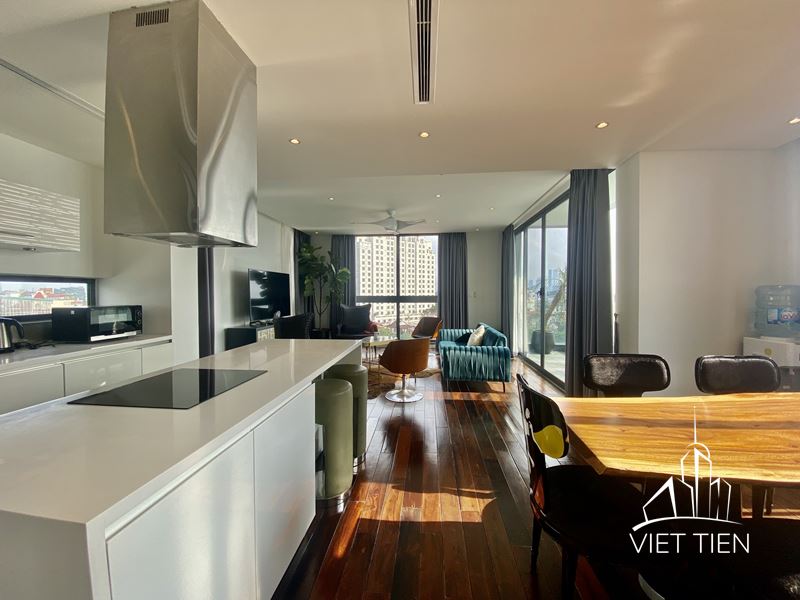 Stylish 3 Bedroom Apartment on Xuan Dieu street with Lake View ID 0184