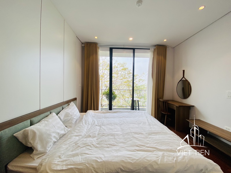 Lake view 2 bedrooms apartment with balcony on Vu Mien Street ID 0187