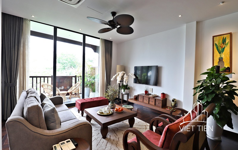 Indochine 2 bedroom apartment with lake view on Vu Mien Street ID 0193