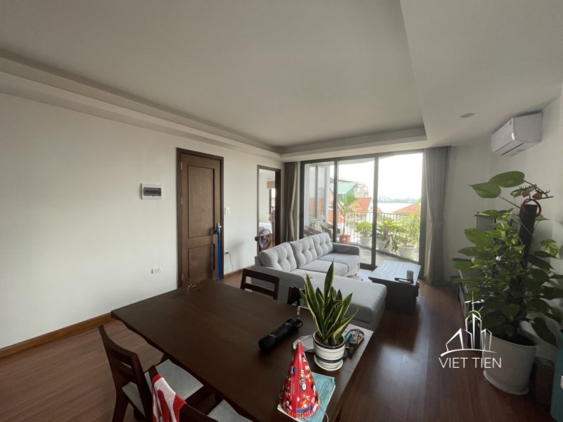 Big balcony modern 2 bedroom apartment for rent on Quang Khanh Id 0194