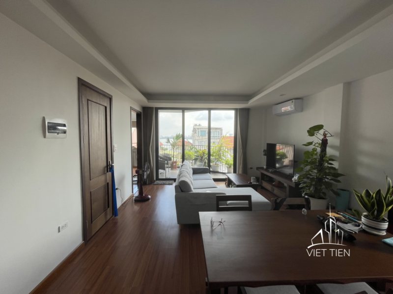 Big balcony modern 2 bedroom apartment for rent on Quang Khanh Id 0194