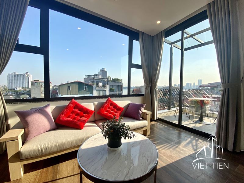 Modern 1 Bedroom Apartment, High Floor on Xuan Dieu street ID 0204