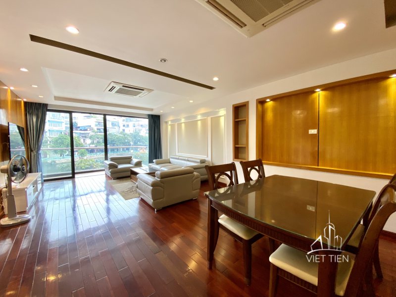 Lake view spacious cozy 3 bedrooms with balcony for rent on Vu Mien ID 0206