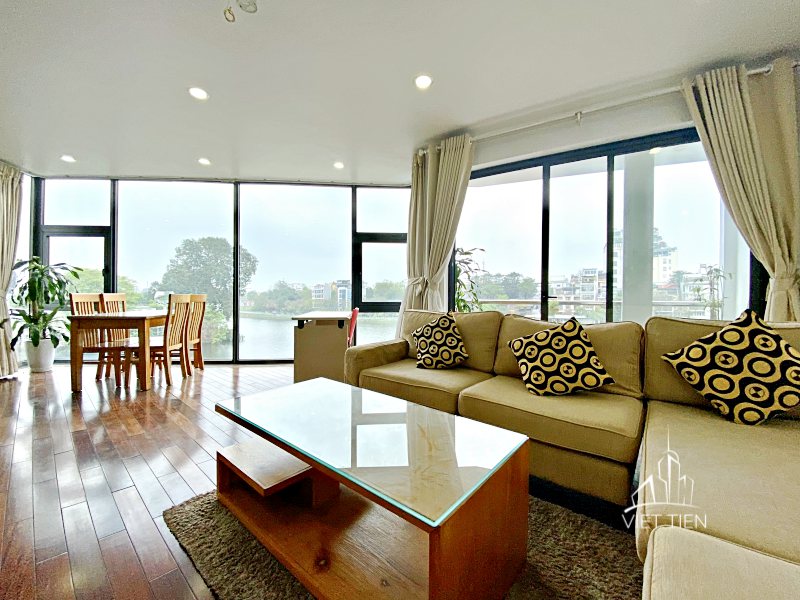 Spacious lake view 1 bedroom apartment with lots of natural light in Tay ho area ID 0222