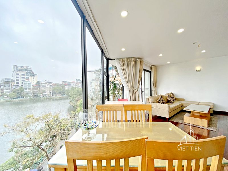 Spacious lake view 1 bedroom apartment with lots of natural light in Tay ho area ID 0222