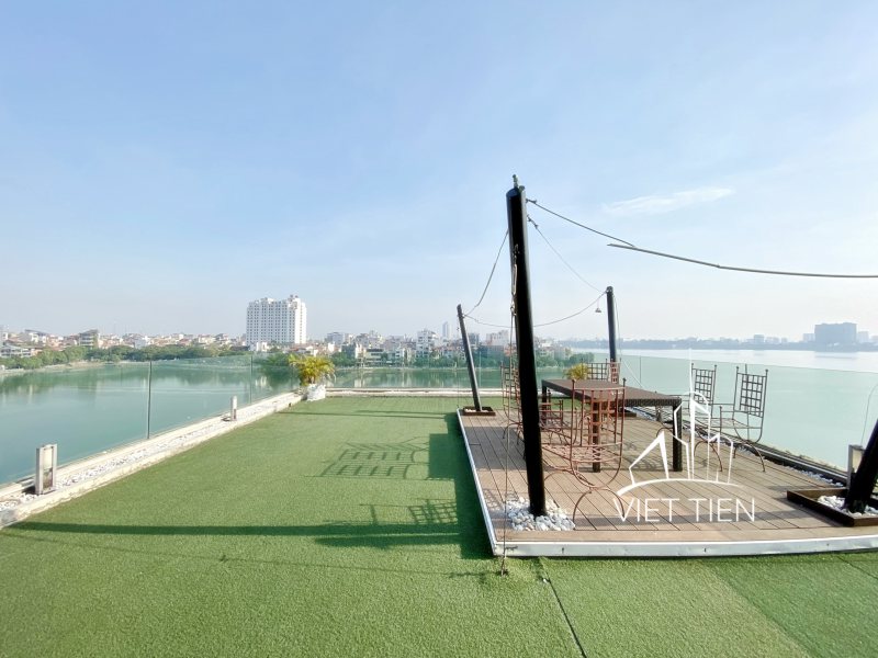 Gorgeous large terrace lake-view 1 bedroom apartment on Quang An ID 0232