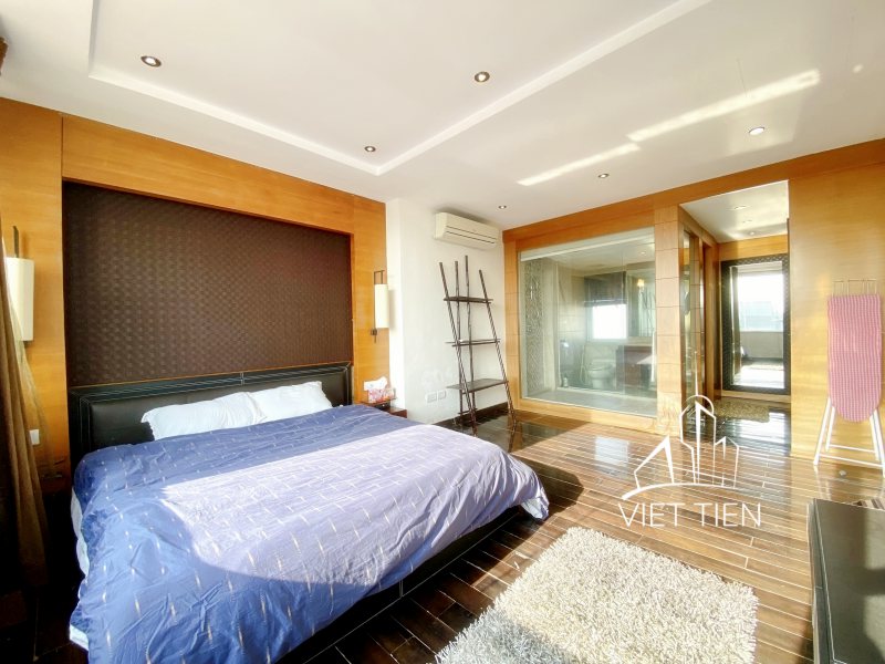 Gorgeous large terrace lake-view 1 bedroom apartment on Quang An ID 0232