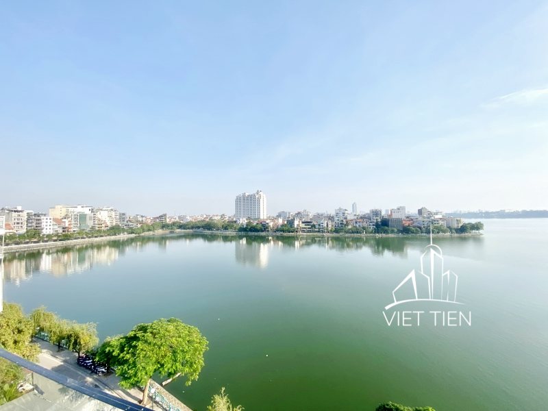 Gorgeous large terrace lake-view 1 bedroom apartment on Quang An ID 0232