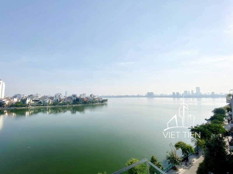 Gorgeous large terrace lake-view 1 bedroom apartment on Quang An ID 0232