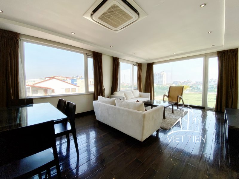 Gorgeous large terrace lake-view 1 bedroom apartment on Quang An ID 0232