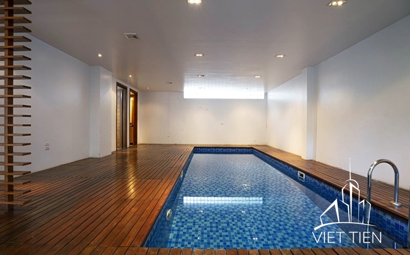 Modern villa with indoor swimming pool for rent on To Ngoc Van, Tay Ho ID 0298