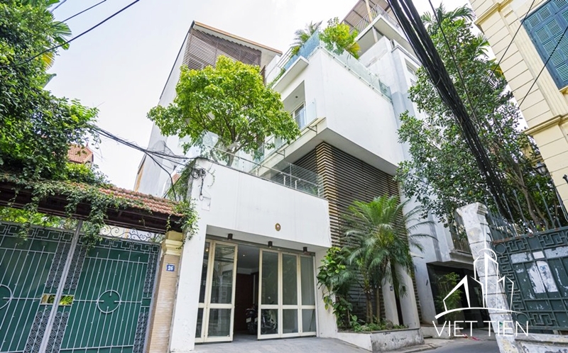 Modern villa with indoor swimming pool for rent on To Ngoc Van, Tay Ho ID 0298