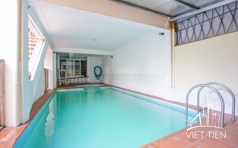 Spacious villa with swimming pool for rent on Dang Thai Mai, Tay Ho, Hanoi ID 0299