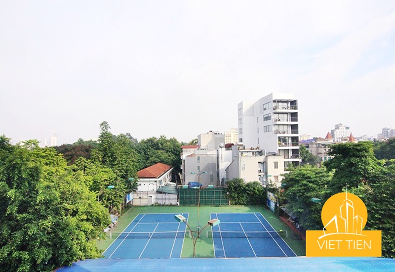 Modern villa with open living room space for rent on Dang Thai Mai, Tay Ho, Hanoi ID 0300