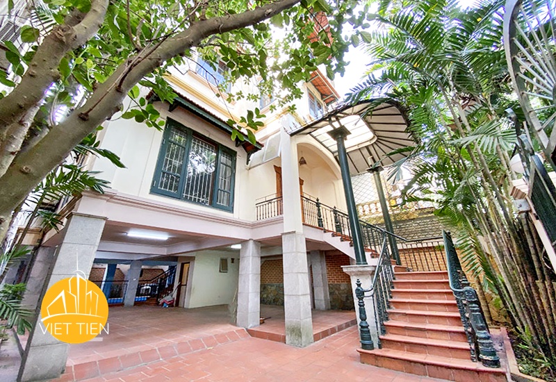 Large court yard, swimming pool villa for rent on To Ngoc Van, Tay Ho, Hanoi ID 0301