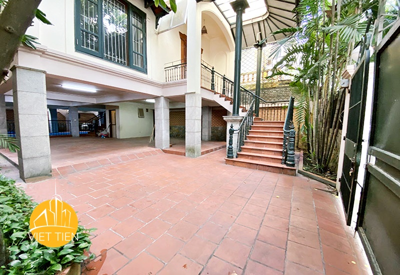 Large court yard, swimming pool villa for rent on To Ngoc Van, Tay Ho, Hanoi ID 0301