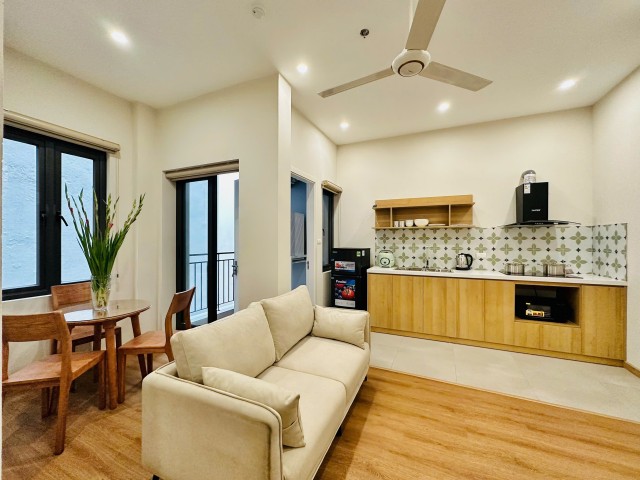 Budget new 1 bedroom apartment for rent on To Ngoc Van, Tay Ho, Hanoi ID 0310